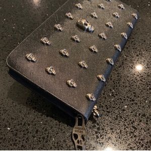 Skull Studded Wallet